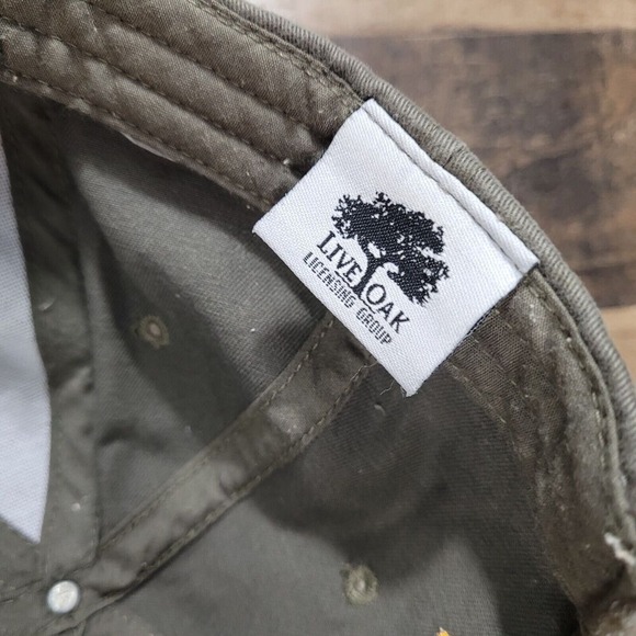 Mens Big Game Trophy Club Camo Deer Skull American Flag Embroidered Baseball Cap - Picture 5 of 9